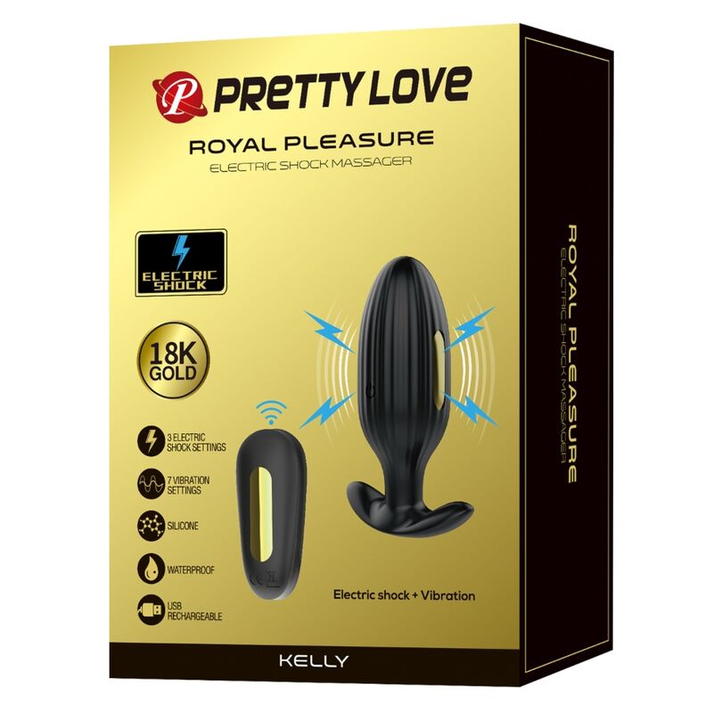 Plug Anal Con Electro Estimulación Usb Royal Pleasure