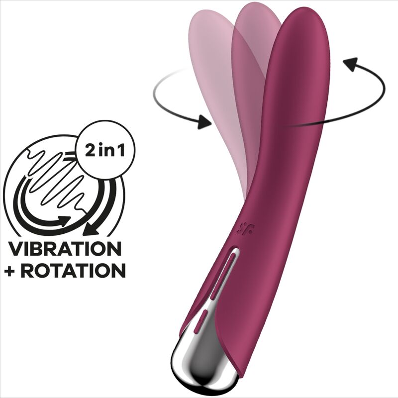 Vibrador Rotador G Satisfyer Spinning Vibe 1 Spot Red