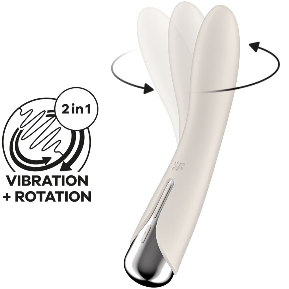 Vibrador Rotador Satisfyer - Spinning Vibe 1 G-Spot Beige