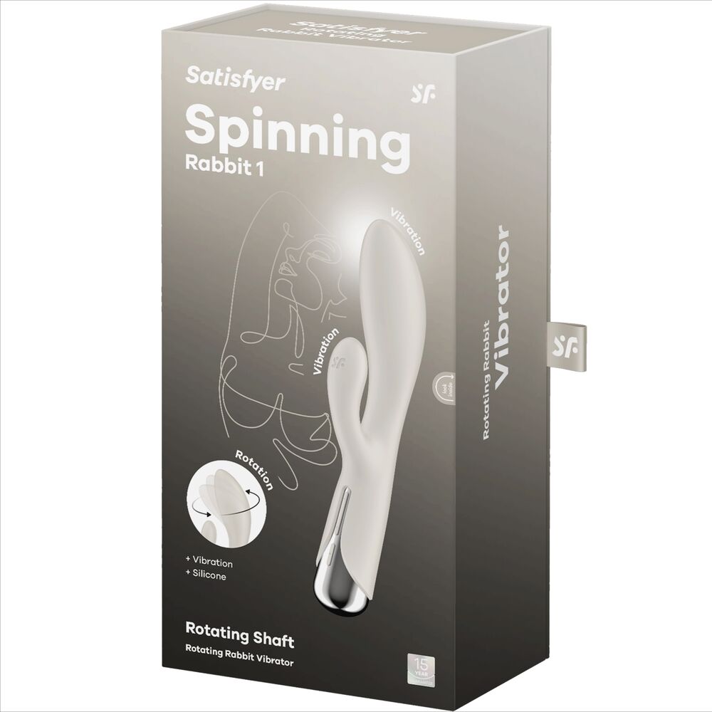 Vibrador Satisfyer Spinning Rabbit 1 Estimulacion Clitoris Y Punto G Beige