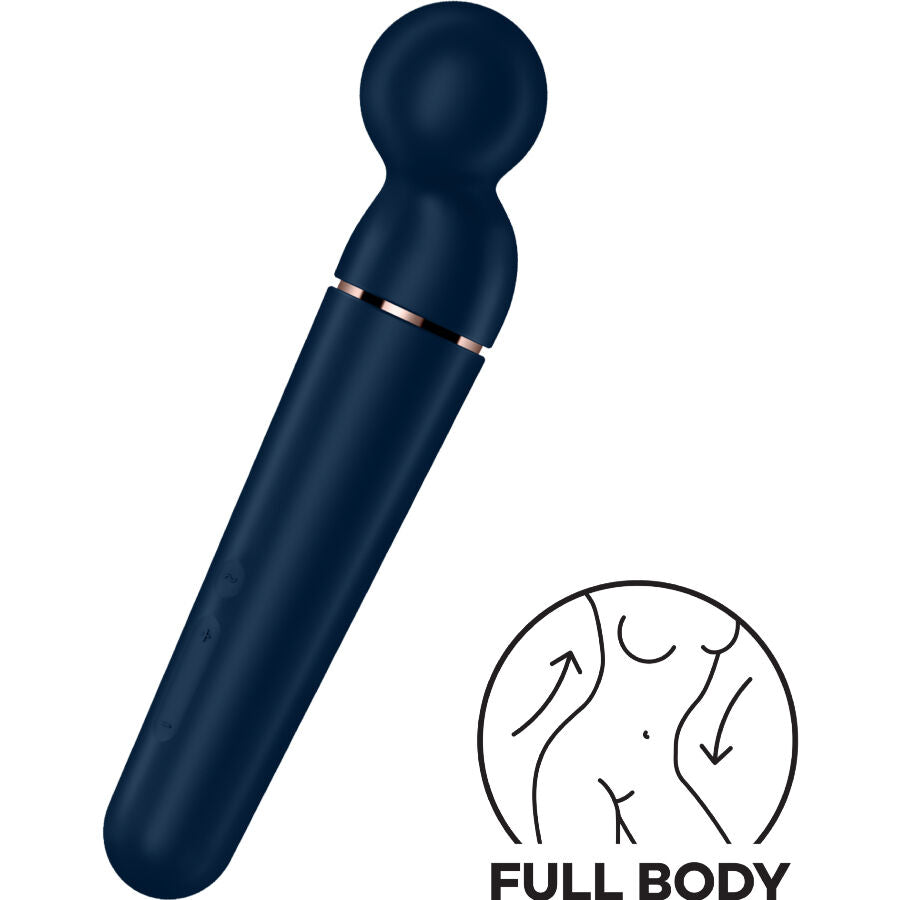 Satisfyer - Planet Wand-Er Masajeador Vibrador Azul