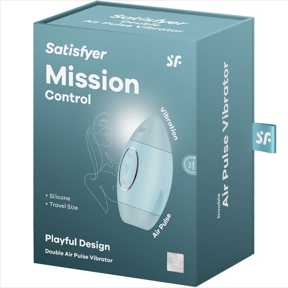 Succionador Y Vibrador Mission Control Azul