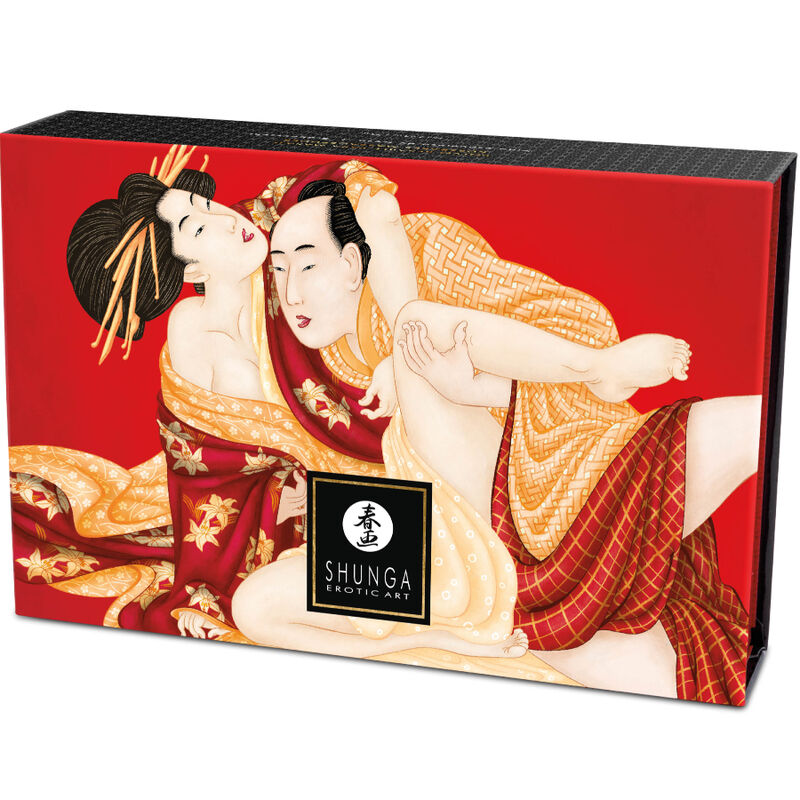 Shunga - Kit Polvos De Masaje Comestible Fresa