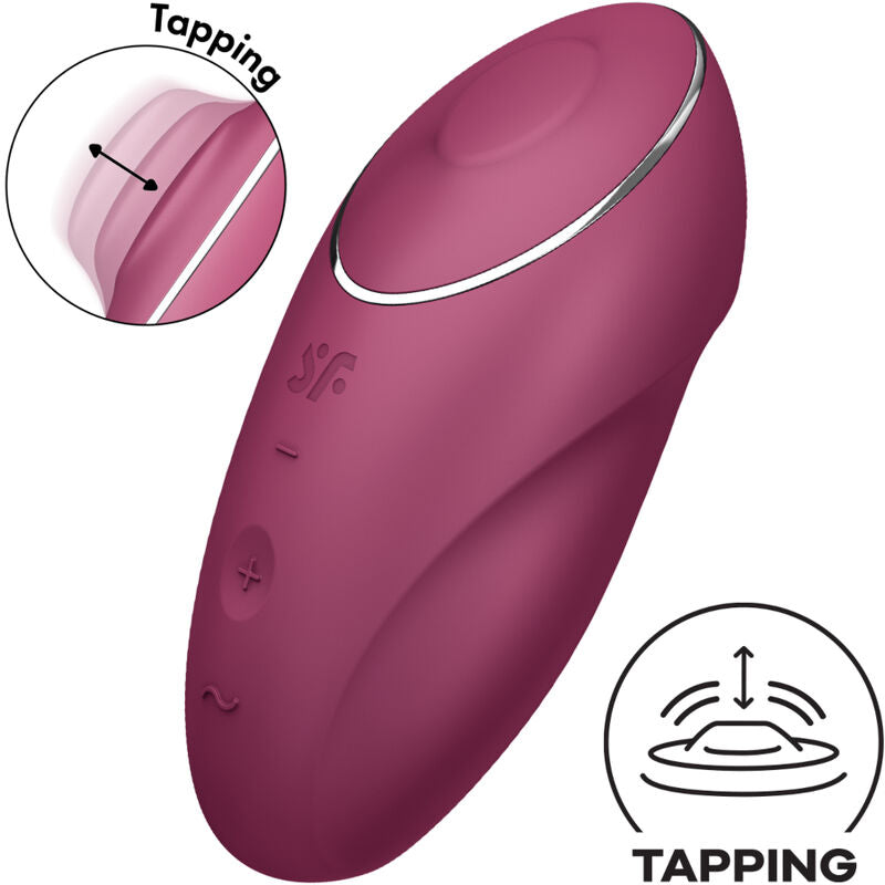 Tap And Climax 1 Vibrador Y Tapping Rojo