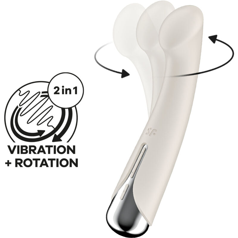Spinning G-Spot 1 Vibrador Y Rotador Beige