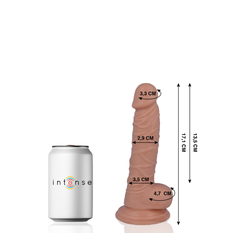 Mr Intense - 7 Pene Realistico 17.1 Cm -O- 2.9 Cm