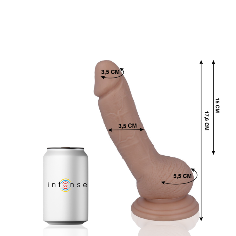 Mr Intense - 8 Pene Realistico 17.6 Cm -O- 3.5 Cm
