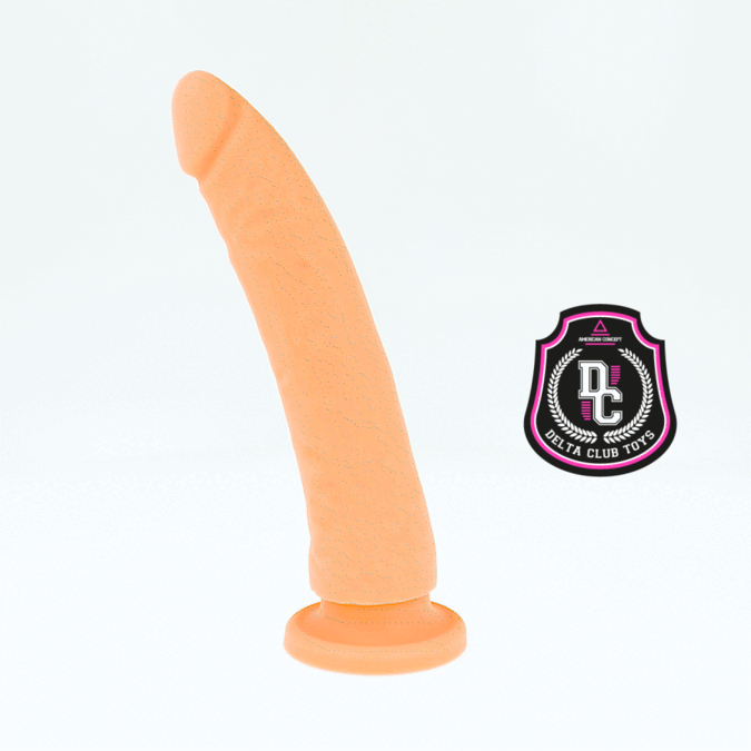 Delta Club - Dildo Realista Natural Silicona Medica 20 Cm -o- 4 Cm