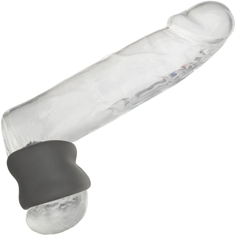 Calexotics - Alpha Anillo Extensión Escroto Doble Negro