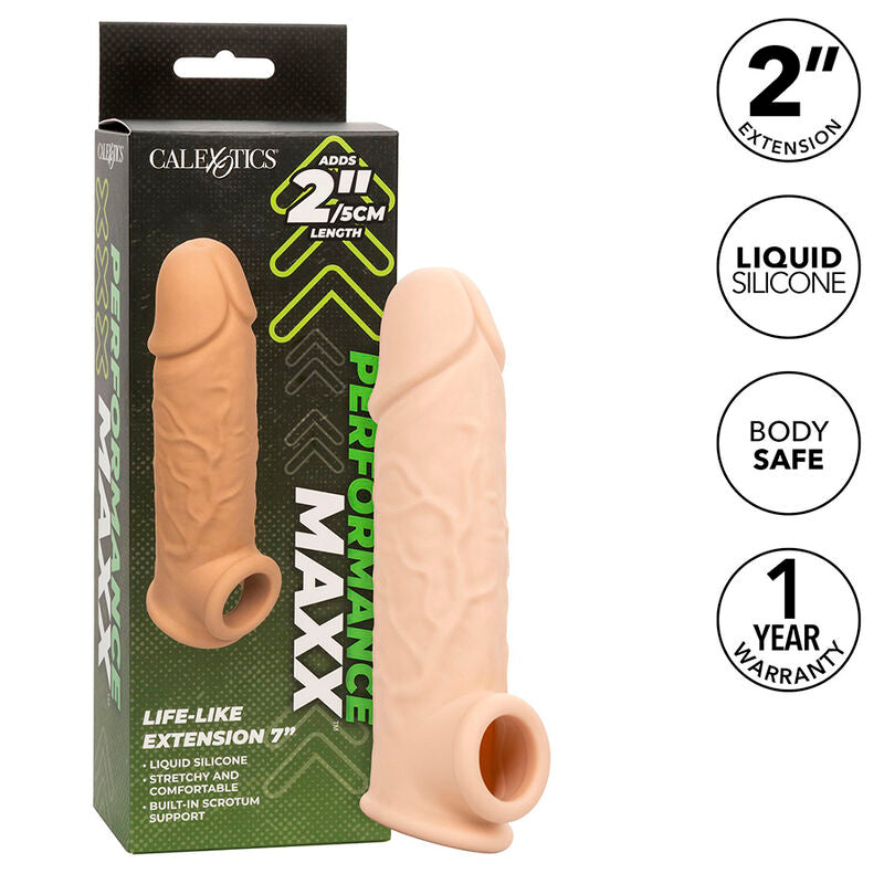 Calexotics - Performance Maxx Extensión Realista 7 Piel Claro