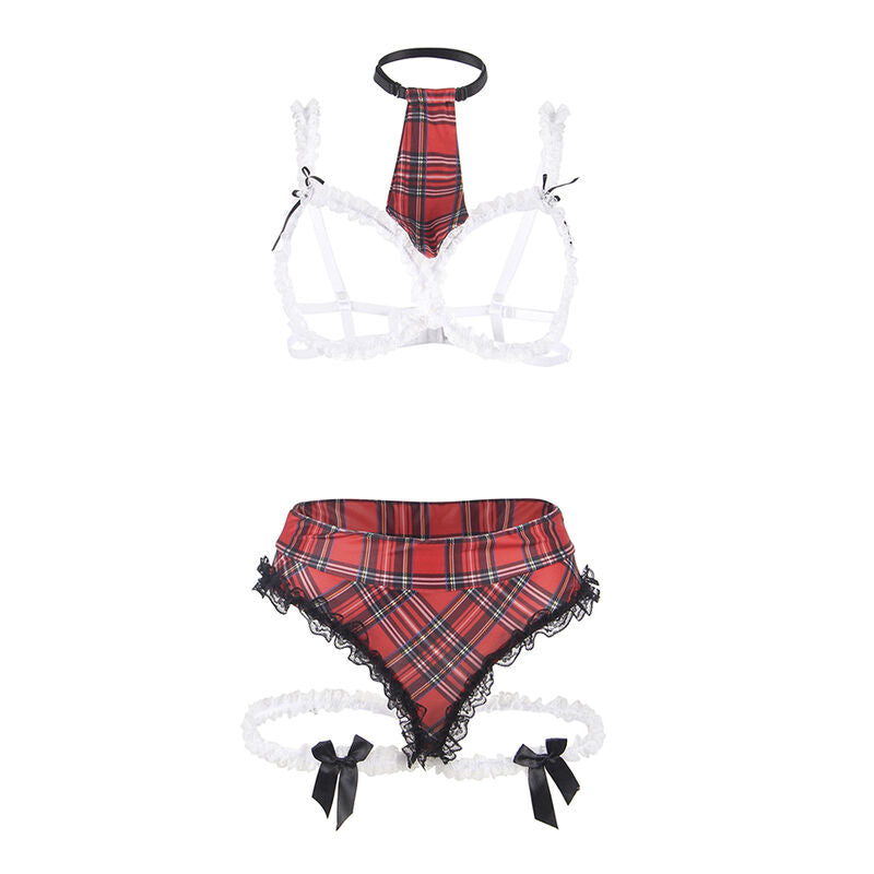 Subblime - Disfraz De Colegiala Sexy Con Sujetador L/Xl