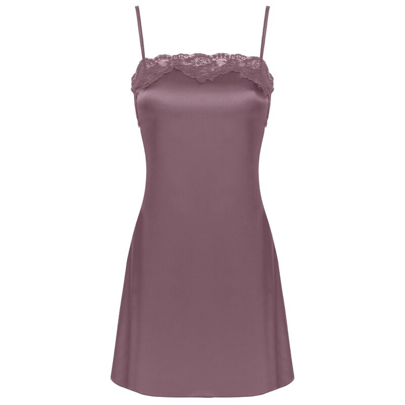 Livco Corsetti Fashion - Jacqueline Lc 90249 Bata + Camisa + Panty Violet L/Xl