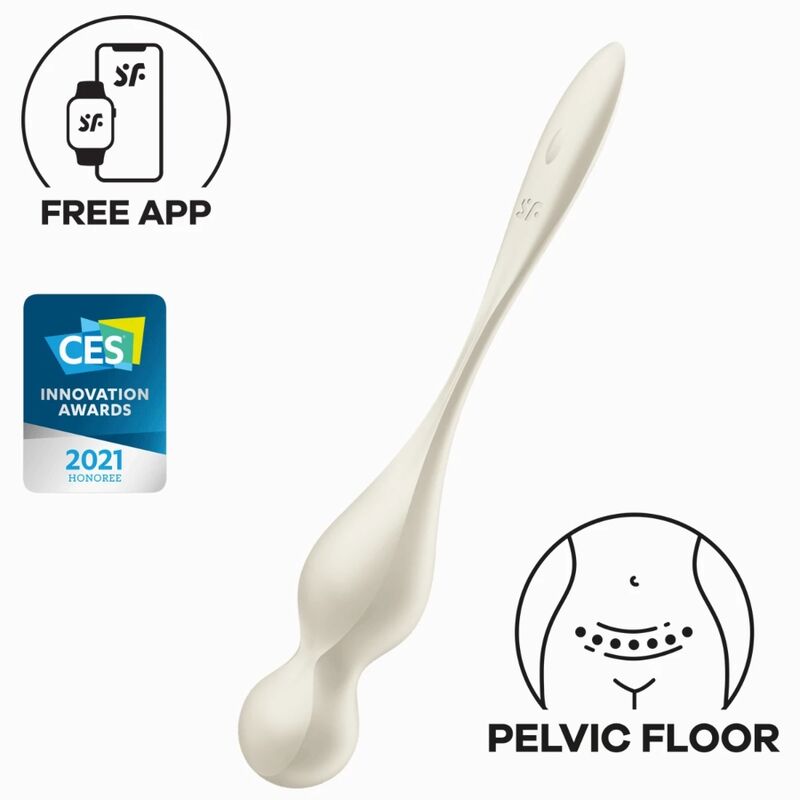 Love Birds 1 Bolas Kegel Con App Blanco