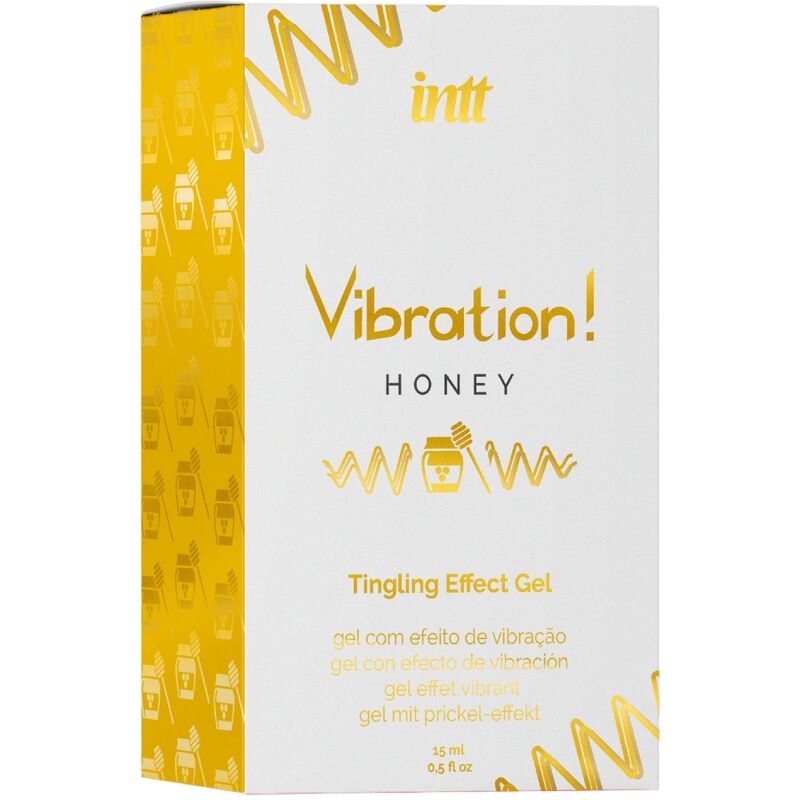 Intt - Potente Estimulante Íntimo Gel Vibrador Liquido Miel 15 Ml