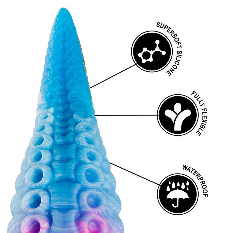 Epic - Phorcys Dildo Tentáculo Azul Tamaño Grande