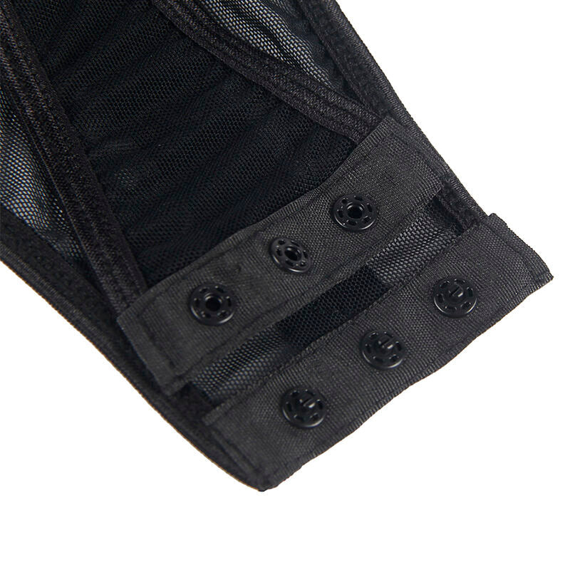 Subblime - Teddy Con Liguero Detalle Tiras Pecho Negro L/Xl