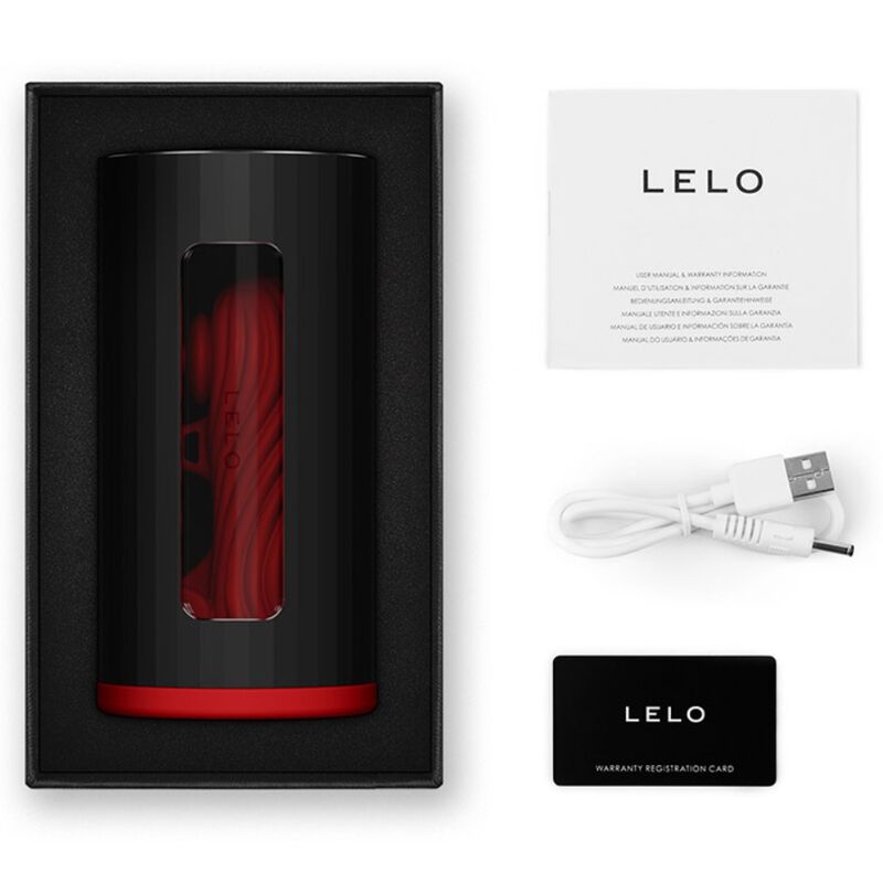 Lelo - F1s V3 Masturbador Masculino Rojo