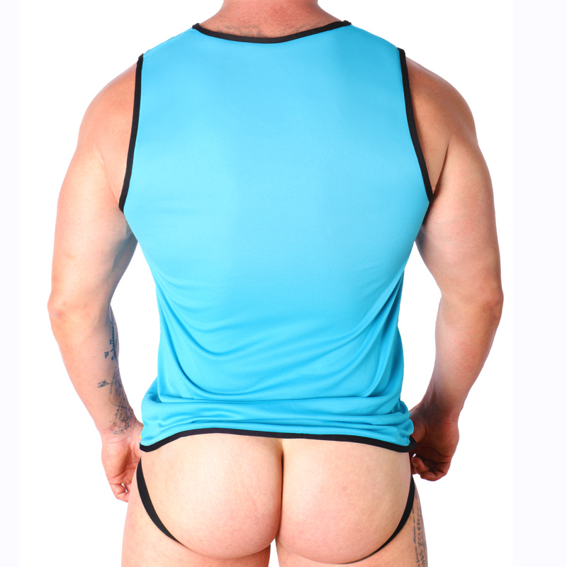Macho - Camiseta Azul L/Xl
