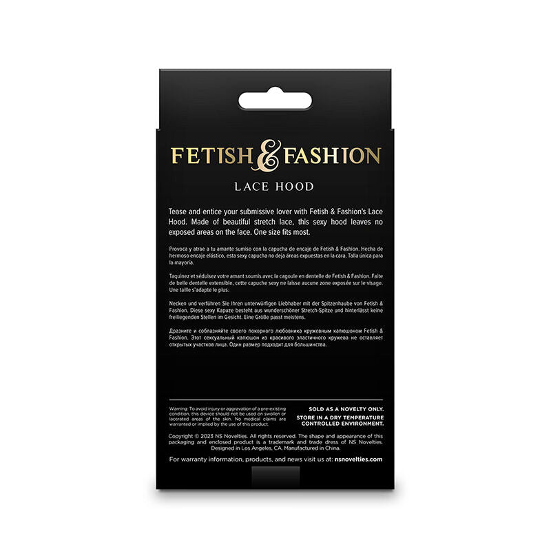 Ns Novelties - Fetish & Fashion Pasamontañas De Encaje Blanco