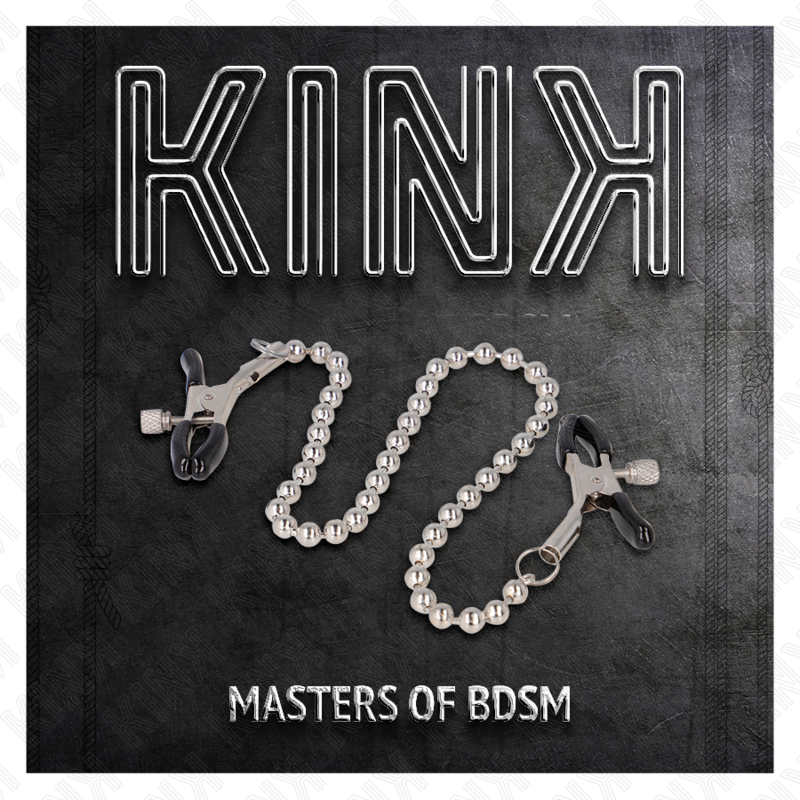 Kink - Pinzas Para Pezones Con Cadena De Bolas 30 Cm