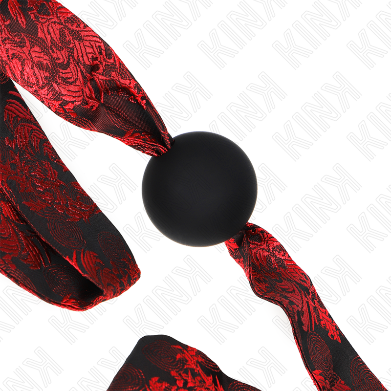Kink - Mordaza De Bola 4.5 Cm De Silicona Scandal Modelo 2 146 X 4 Cm