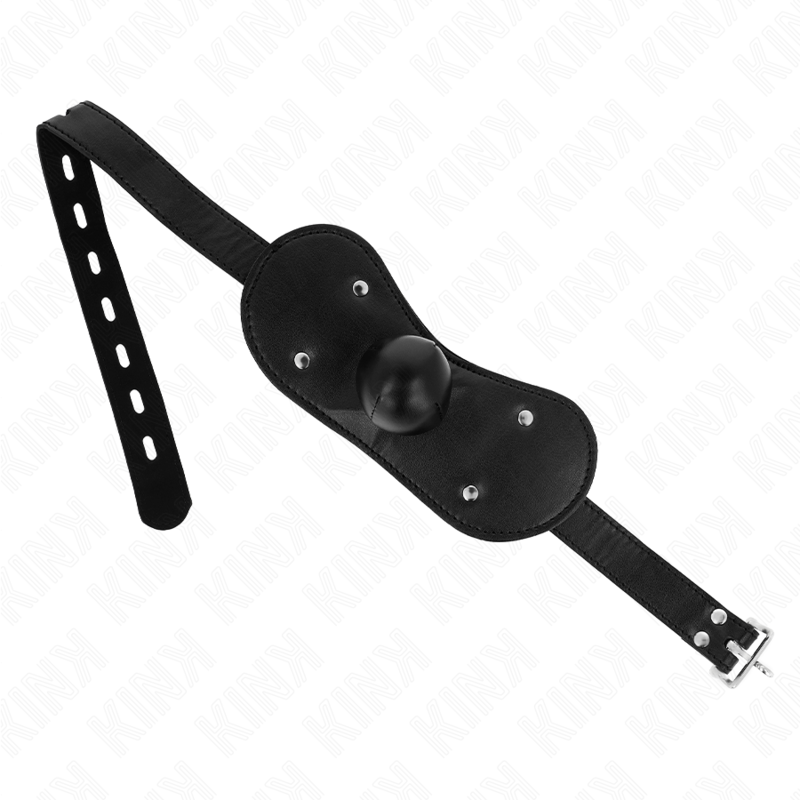 Kink - Máscara Bucal Mordaza De Bola Con Cerradura Ajustable 42-60 Cm