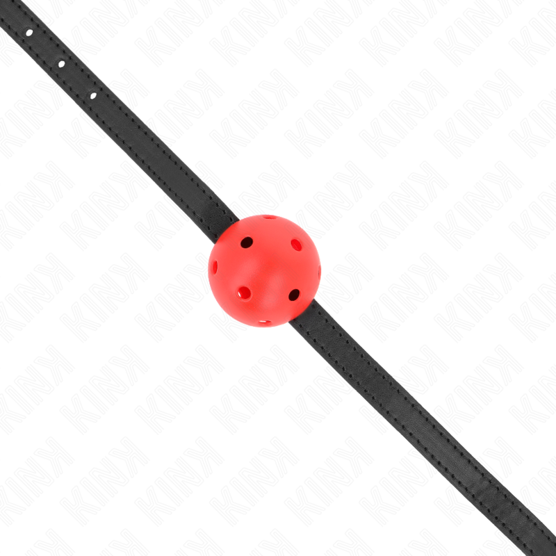 Kink - Mordaza De Bola 4.5 Cm Transpirable Simplicity Rojo 62 X 1.5 Cm