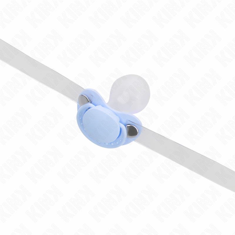 Kink - Mordaza Forma Chupete 5.5 X 4 Cm Celeste Ajustable 43-60 Cm