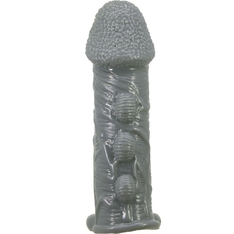 Pretty Love - Funda Realística Alargadora Y Retardante Para Pene Gris