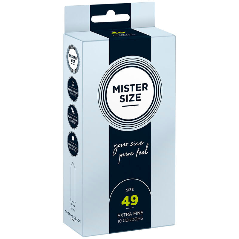 Mister Size - Preservativos Talla S 49 Mm (10 Unidades)