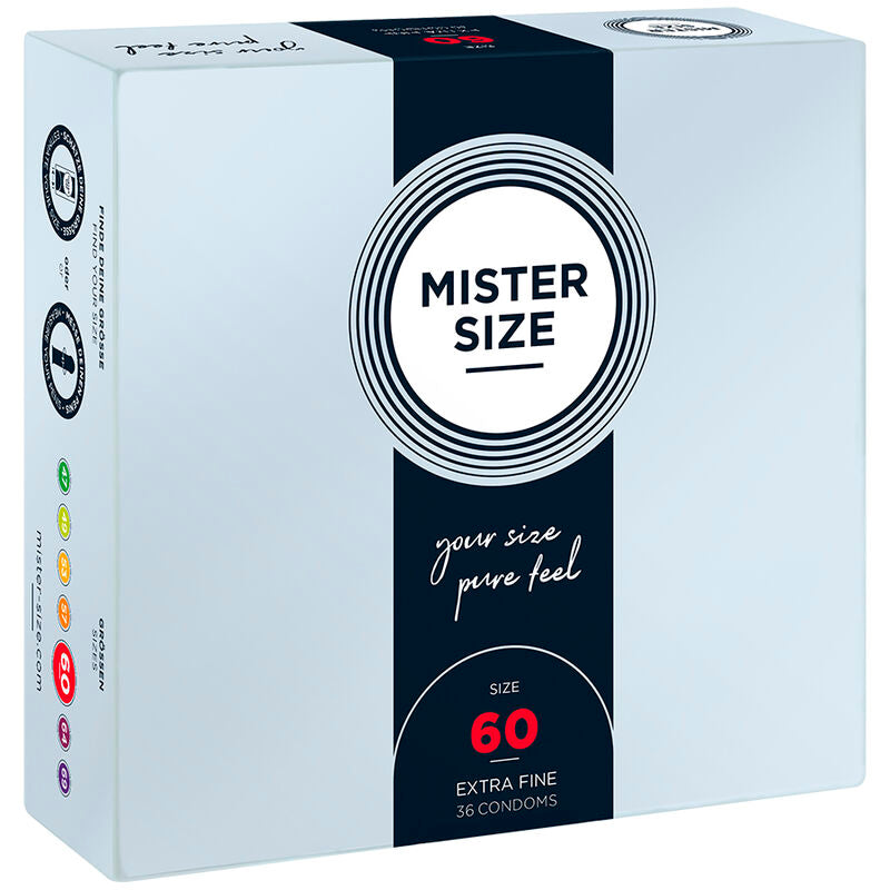 Mister Size - Preservativos Talla Xl 60 Mm (36 Unidades)