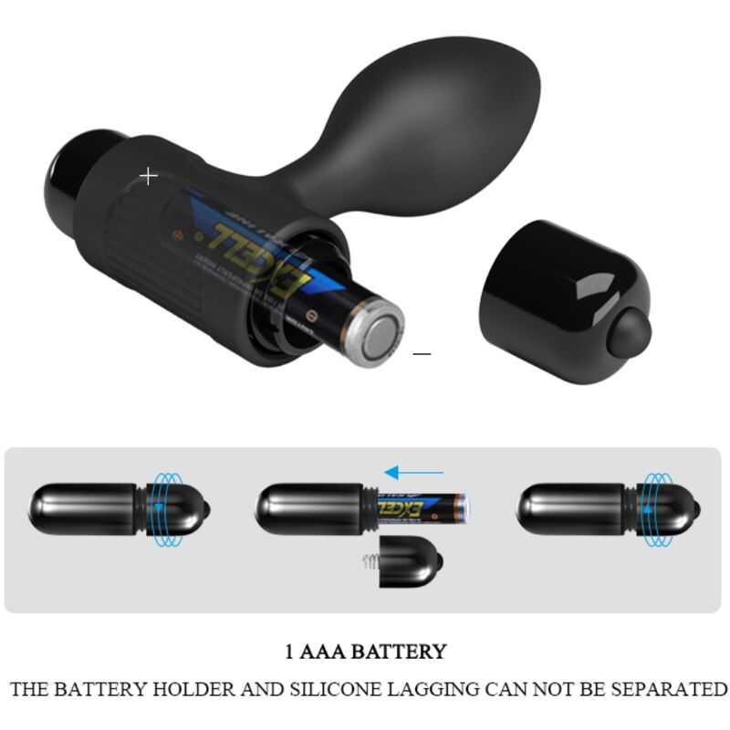 Plug Anal Con Vibración Silciona