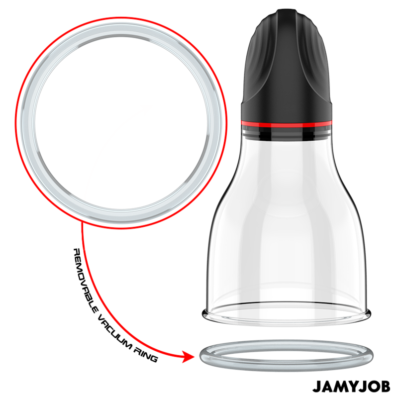 Jamyjob - Xpand Lite Bomba Automática De Testículos 3 Niveles De Succión Gris