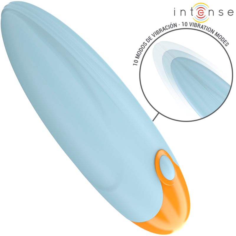 Intense - Mike Bala Vibradora 10 Vibraciones Azul Control Remoto