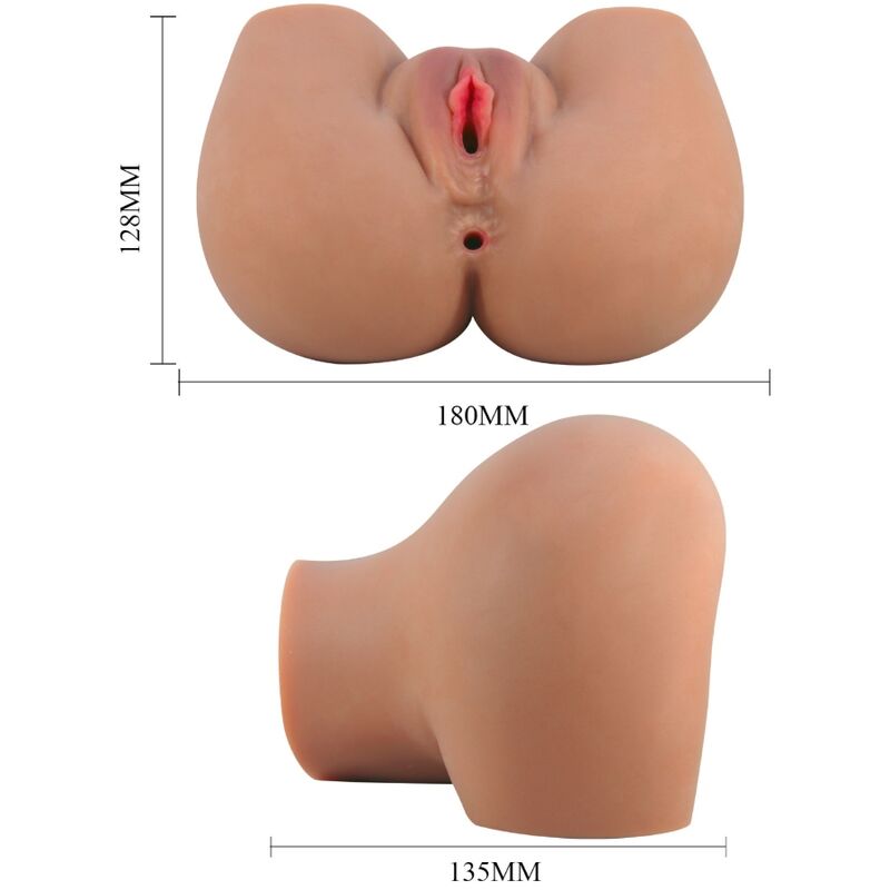 Crazy Bull - Mila Trasero Vibrador Con Vagina Y Ano Realístico Natural Control Remoto