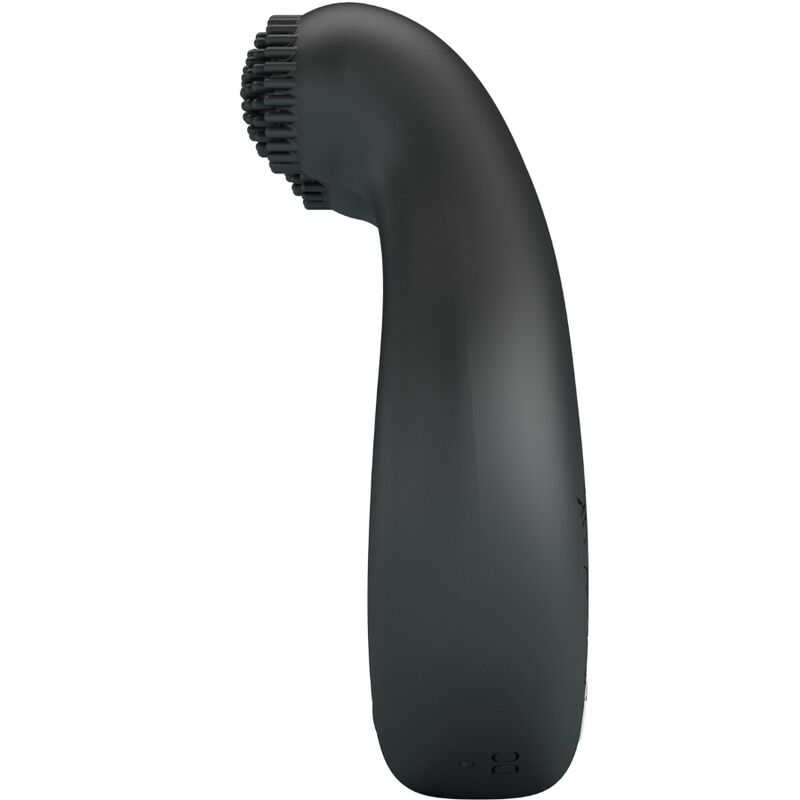 Pretty Love - Dahlia Anillo Vibrador + Estimulador De Clítois 12 Vibraciones Negro