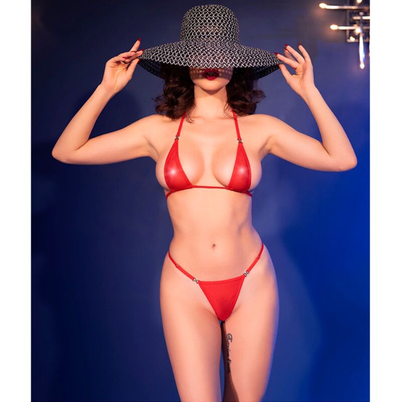 Chilirose - Cr 4840 Micro Bikini Rojo S/M