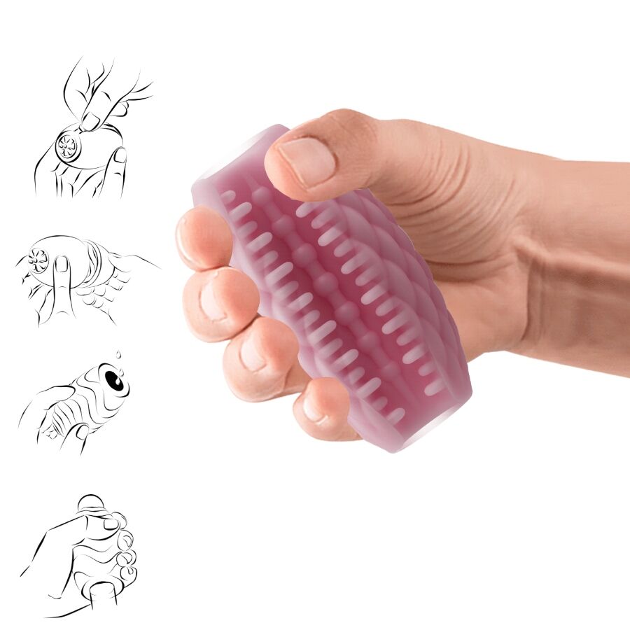 Pretty Love - Athena Eros Masturbador Masculino Silicona Rosa