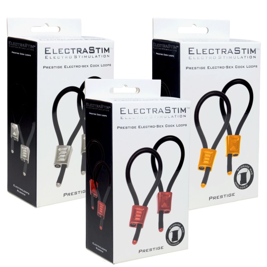 Electrastim Prestige Electraloops Adjustable Cock Rings Lazo Ajustable