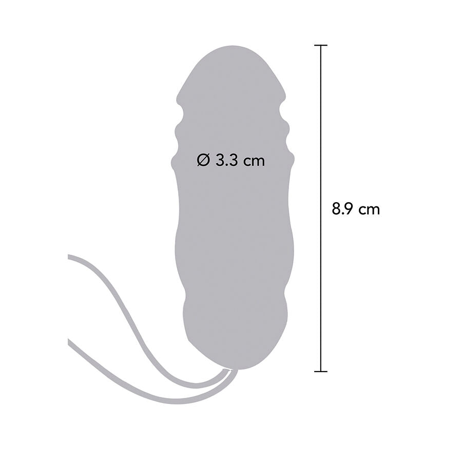 Toyjoy - Happiness Sunn Side Up And Down Vibrador Control Remoto Fucsia
