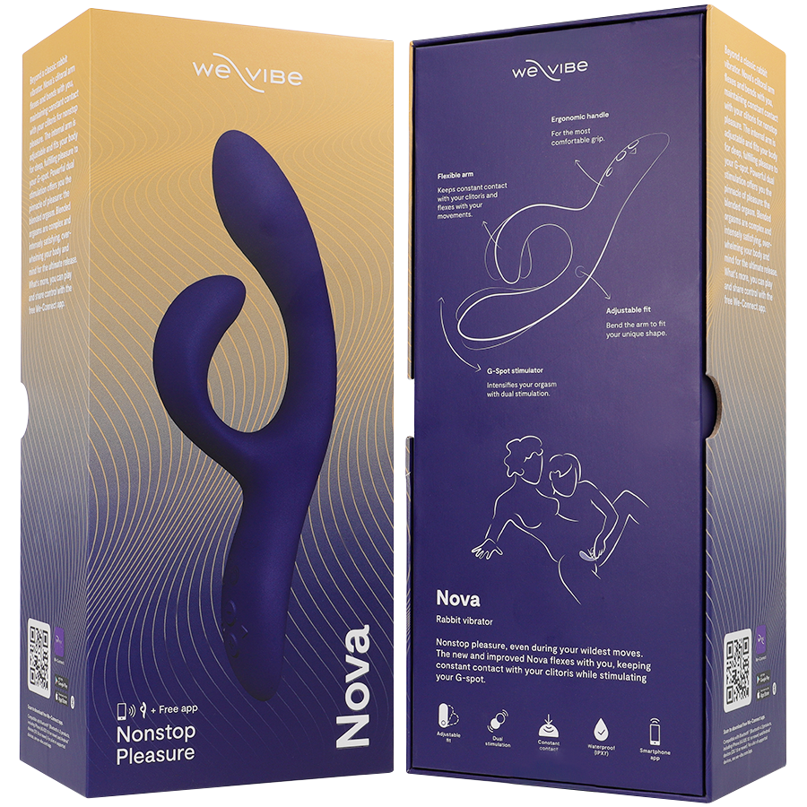We-vibe - Nova 3 Vibrador Rabbit Azul Medianoche