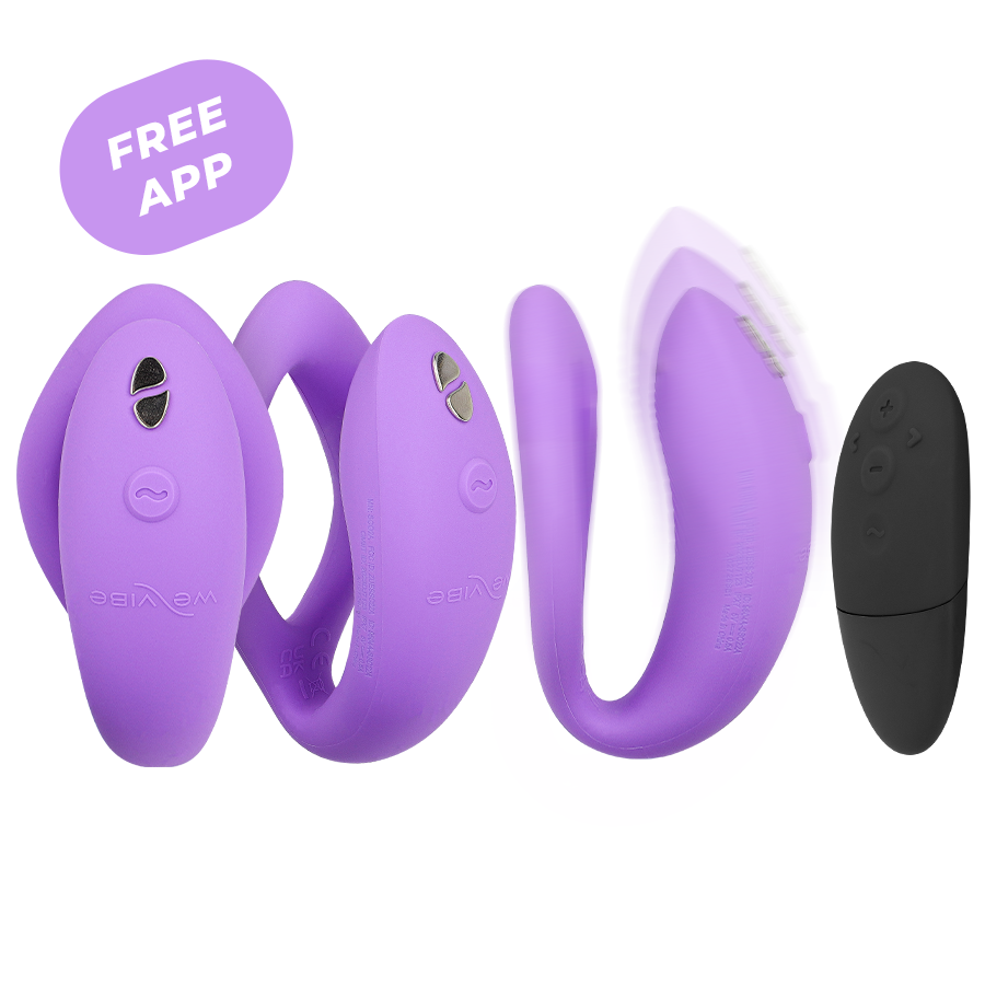 We-Vibe - Sync O Vibrador Flexible Control Remoto Violeta