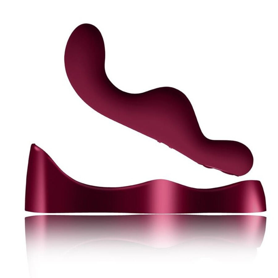Vibrador Del Punto G Varita Wand Ruby Glow Blush Rojo