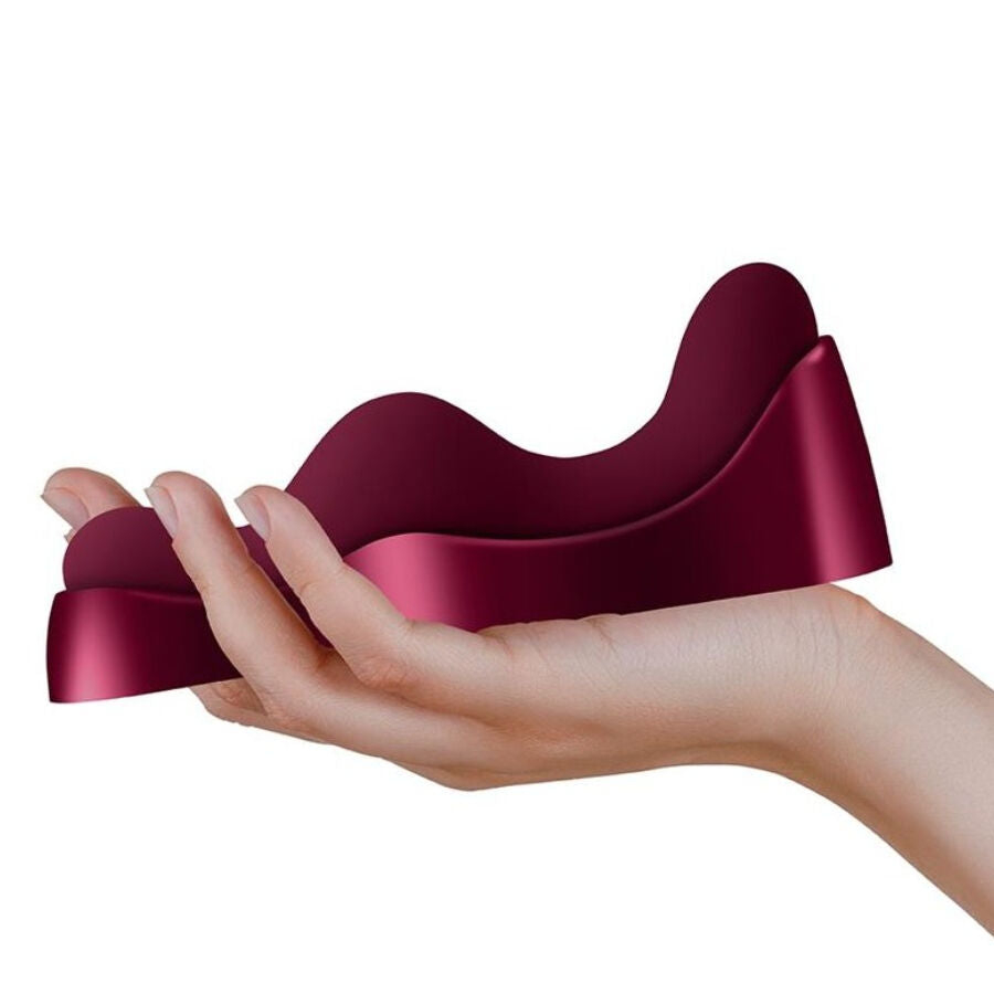Vibrador Del Punto G Varita Wand Ruby Glow Blush Rojo