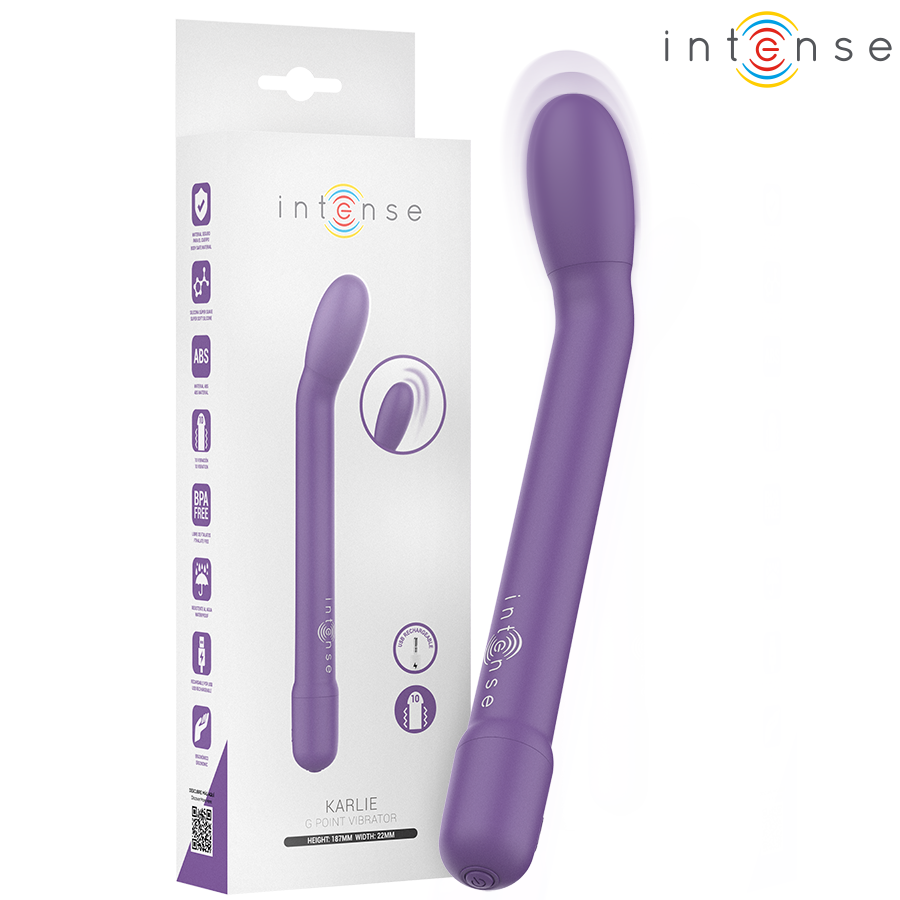Intense - Estimulador Punto-G Morado Recargable