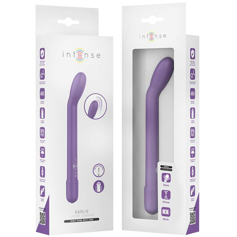 Intense - Estimulador Punto-G Morado Recargable