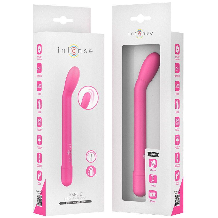 Intense - Estimulador Punto-G Rosa Recargable