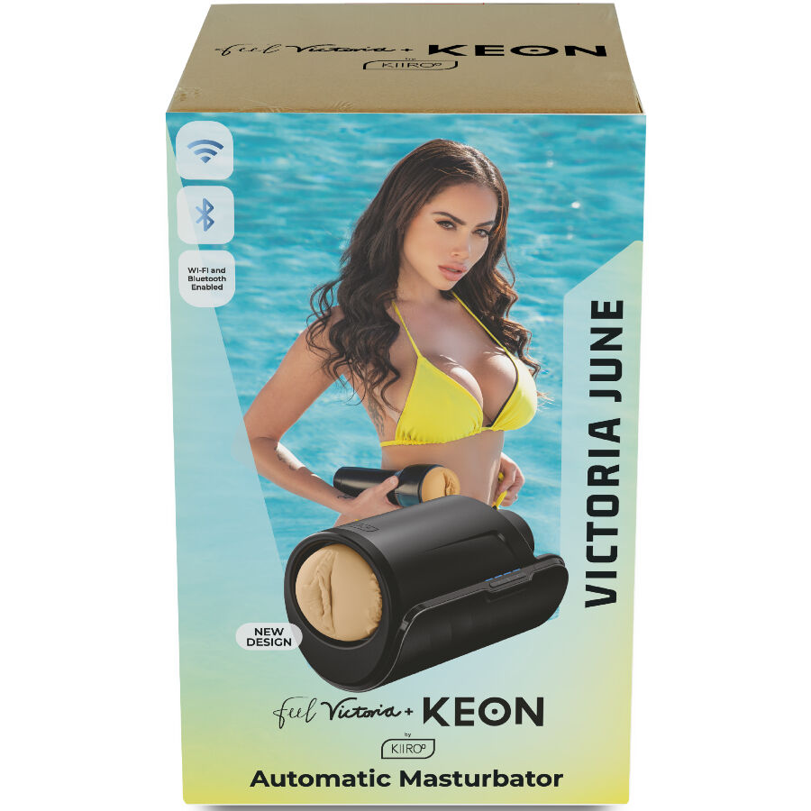 Kiiroo - Keon Wifi Combo Victoria June Masturbador Automático + Feel Stroker