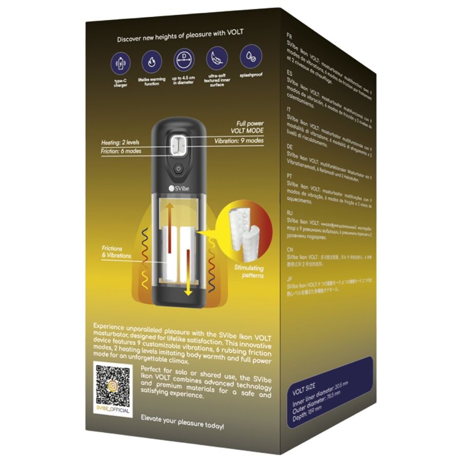 Snail Vibe - Ikon Volt Masturbador Efecto Calor Y Fricción