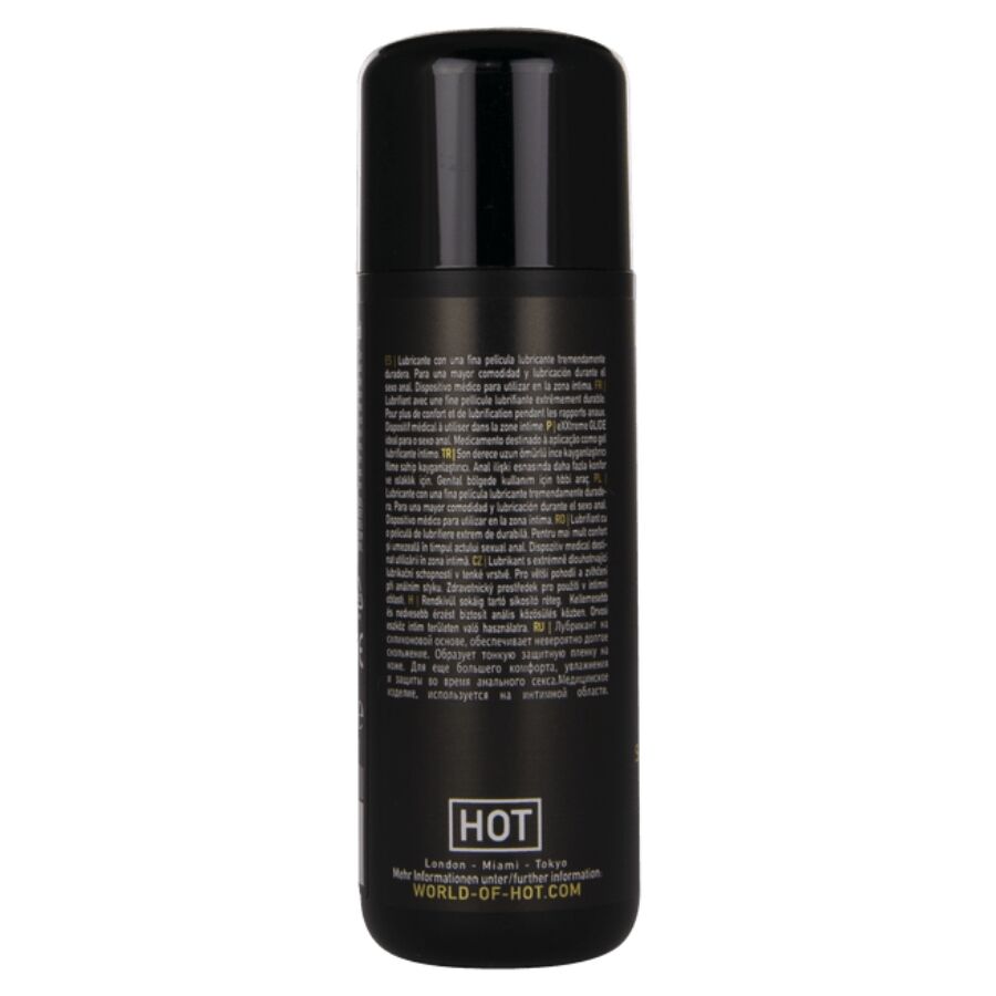 Hot - Exxtreme Glide Lubricante Base Silicona + Aceite Confort A+ 50 Ml